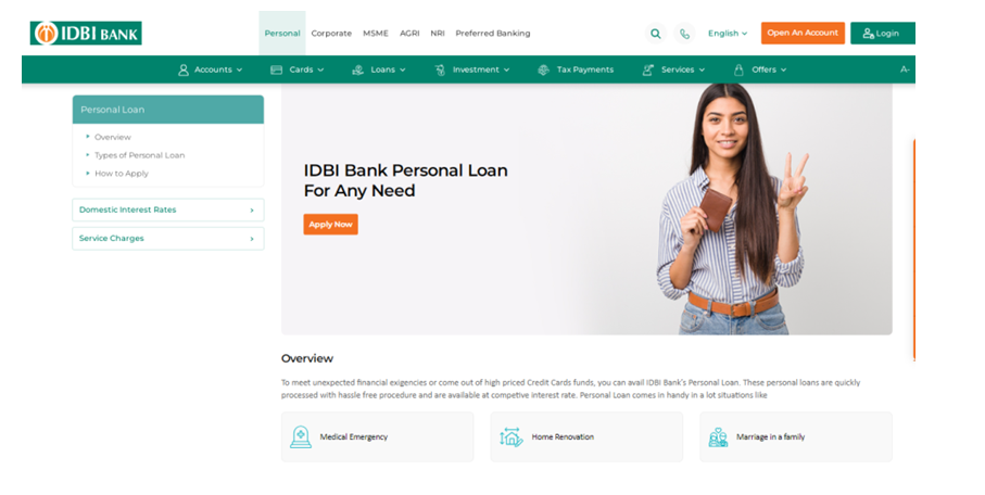 IDBI Bank પાસેથી લોન કેવી રીતે મેળવવી?
