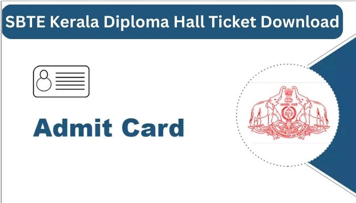 SBTE Kerala Diploma Hall Ticket Download